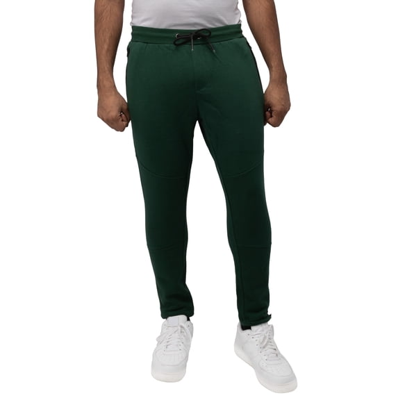 X RAY JEANS Mens Fleece Joggers, Forest Green, L