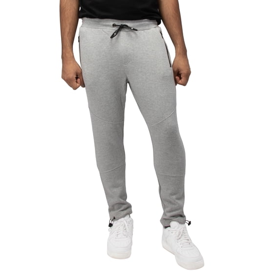 X RAY JEANS Mens Fleece Joggers, Light Grey, 3XL