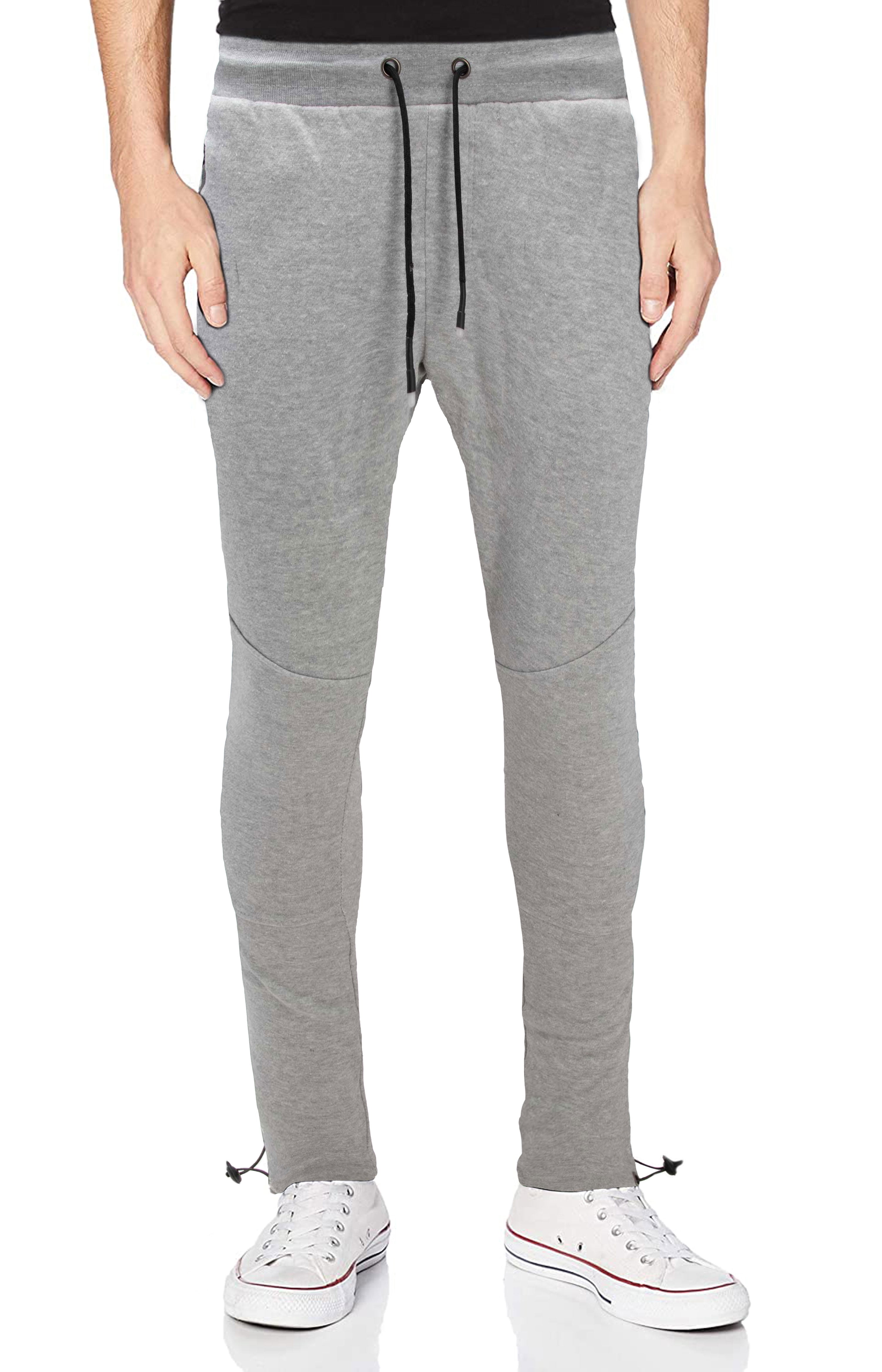 X RAY Men's Active Fashion Jogger Fleece Pants, Zipper Pockets Workout  Sport Exercise Athletic Pants, Light Grey - Fleece Jogger, XX-Large 