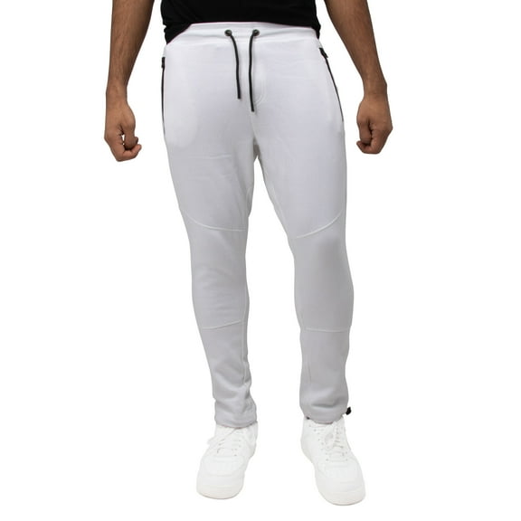 X RAY JEANS Mens Fleece Joggers, White, 2XL