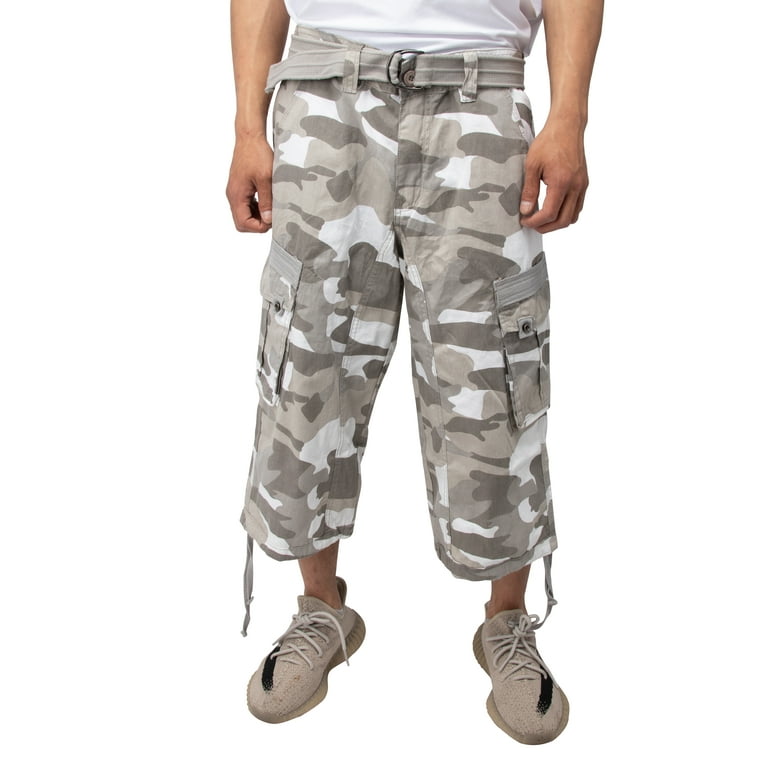 Mens camo cargo shorts size sale 44