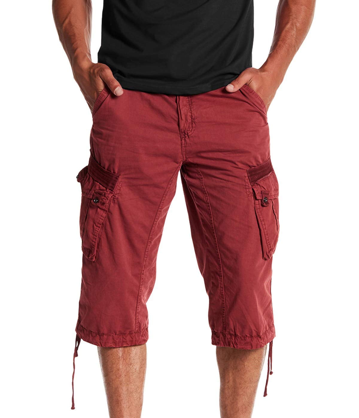 Long Shorts For Men Below Knee Mens Long Length Walk Cargo Shorts