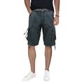 thumbnail image 1 of X RAY JEANS Men's 12.5" Inseam Cargo Shorts, Steel, 30, 1 of 6
