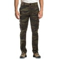 thumbnail image 1 of X RAY Men's Cargo Pants Straight Fit Deep Pockets Pant for Travel Outdoor Hiking Construction Work, Olive Camo, 34W x 30L, 1 of 8