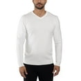thumbnail image 1 of X RAY JEANS Mens Basic V-Neck Sweater Pullover, Off White, 6XL, 1 of 10