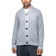 thumbnail image 1 of X RAY JEANS Mens Shawl Collar Cardigan, Light Grey, L, 1 of 7