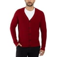 thumbnail image 1 of X RAY JEANS Mens Cotton Cardigan Sweater, Jester Red, S, 1 of 10