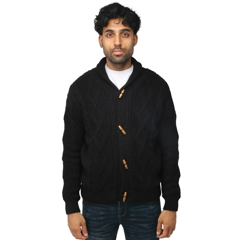 Mens toggle button clearance sweater