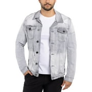 X RAY Jeans Mens Denim Jacket, Grey, S