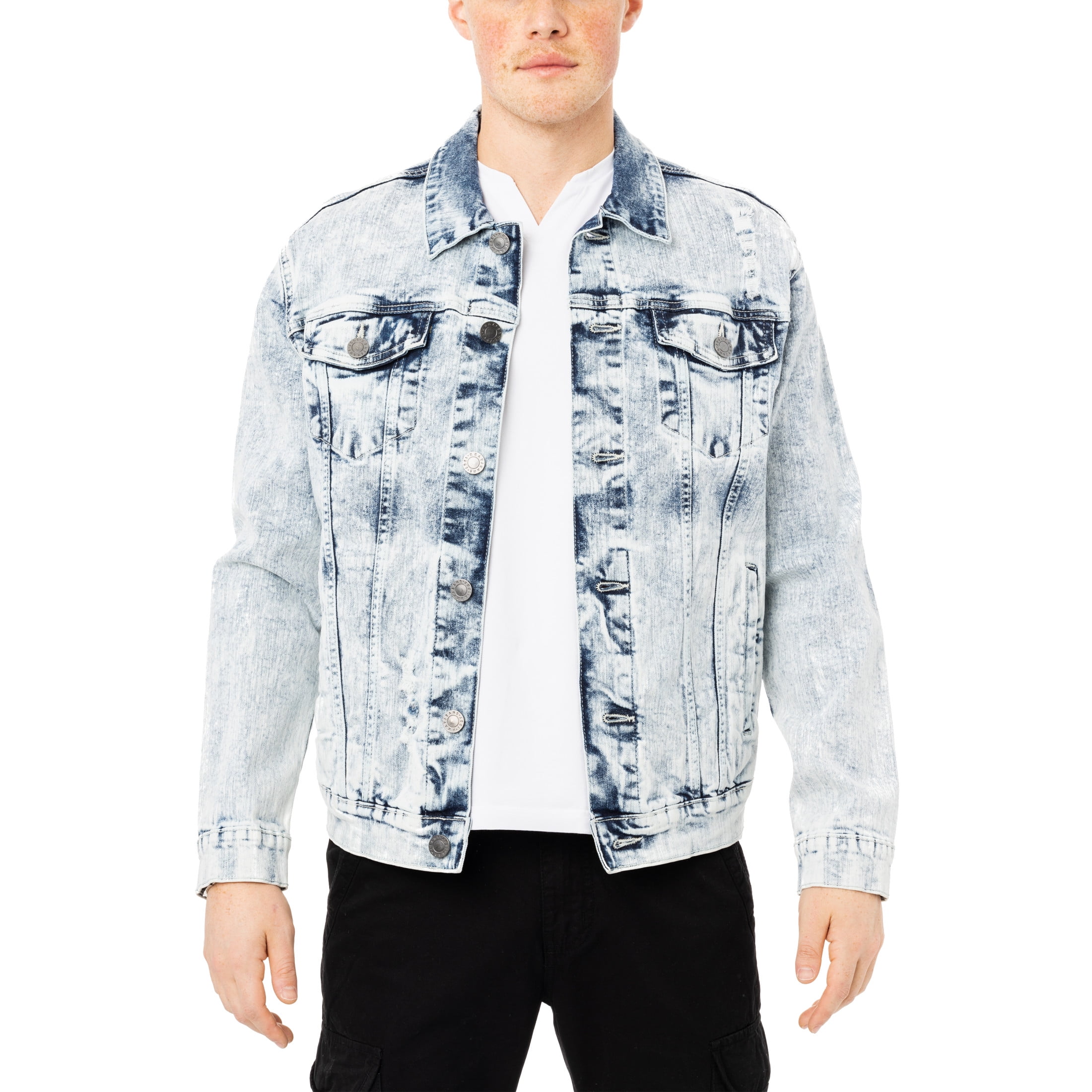 X RAY JEANS Mens Denim Jacket Lt Denim S Walmart
