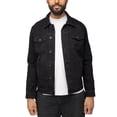 thumbnail image 1 of X RAY Jeans Mens Bear Growl Denim Jacket, Jet Black, L, 1 of 6