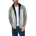 thumbnail image 1 of X RAY Men's Mock Neck Full Zip Cardigan Sweater, Casual Slim Fit Knit Jacket, Cream, X-Large, 1 of 2