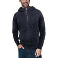 thumbnail image 1 of X RAY JEANS Mens Hooded Full-Zip Sweater Jacket, Navy, 2XL, 1 of 5