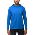 thumbnail image 1 of X RAY Men's Premium Cotton Long Sleeve Hooded T-Shirt, Soft Stretch Slim Fit Lightweight Tee for Men, 1 of 7