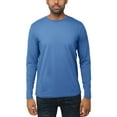 thumbnail image 1 of X RAY JEANS Mens Long Sleeve Crewneck T-Shirt, Night Blue, M, 1 of 5