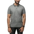 thumbnail image 1 of X RAY Jeans Mens Short Sleeve Snap-Placket Polo, Heather Charcoal, 3XL, 1 of 7