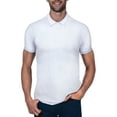 thumbnail image 1 of X RAY Jeans Mens Basic Short Sleeve Tipped Polo, White/Bright Sky Blue, L, 1 of 3