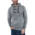thumbnail image 1 of X RAY JEANS Mens Hooded Toggle Sweater, Heather Grey, M, 1 of 5