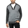 thumbnail image 1 of X RAY JEANS Mens Quarter-Zip Pullover Sweater, Charcoal Grey, S, 1 of 5