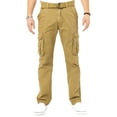 thumbnail image 1 of X RAY JEANS Mens Belted Classic Fit Cargo Pants, New Khaki, 34X30, 1 of 6