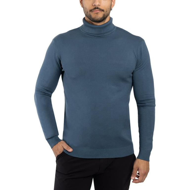 X RAY JEANS Mens Turtleneck Sweater Pullover Teal XL