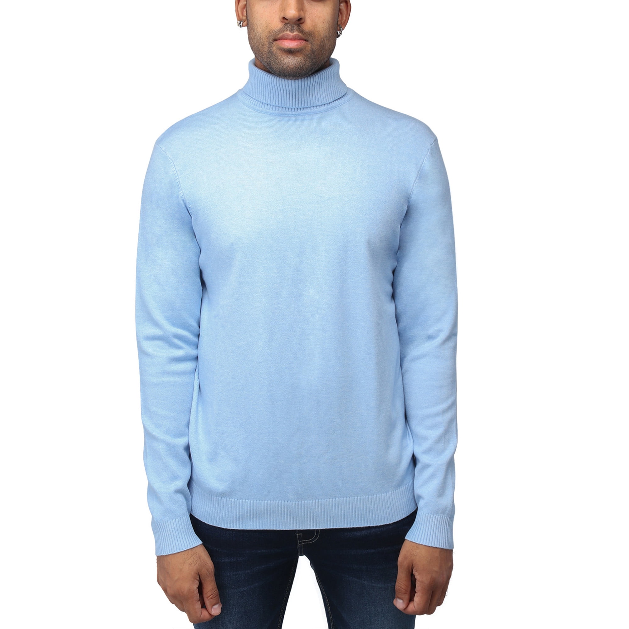 Blue sale turtleneck mens