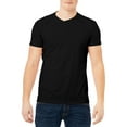 thumbnail image 1 of X RAY JEANS Mens Basic Henley Neck Short Sleeve T-Shirt, Black, M, 1 of 3
