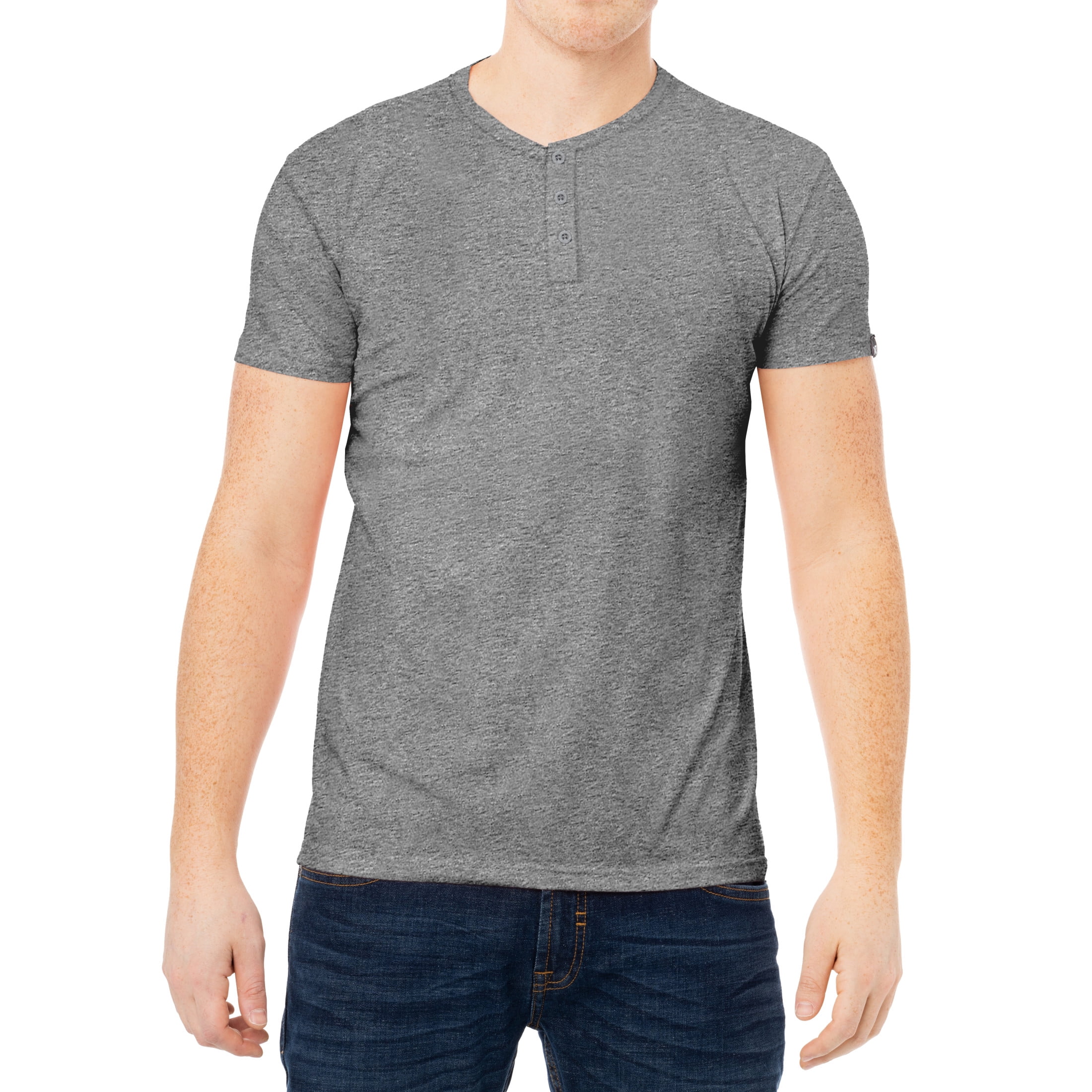 Men's Slim Fit Henley T-Shirt – Soft Stretch Cotton, Casual & Layering Essential - View #12