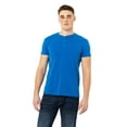thumbnail image 1 of X RAY Men's Soft Stretch Cotton Short Sleeve Solid Color Slim Fit Henley T-Shirt, Fashion Casual Tee for Men, 1 of 8