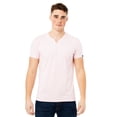 thumbnail image 1 of X RAY Men's Soft Stretch Cotton Short Sleeve Solid Color Slim Fit Slit V-Neck T-Shirt, Fashion Casual Tee for Men, 1 of 8