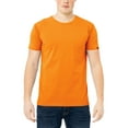 thumbnail image 1 of X RAY JEANS Mens Basic Crewneck Short Sleeve T-Shirt, Tangerine, 2XL, 1 of 5