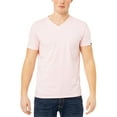 thumbnail image 1 of X RAY JEANS Mens Basic V-Neck Short Sleeve T-Shirt, Baby Pink, XS, 1 of 3