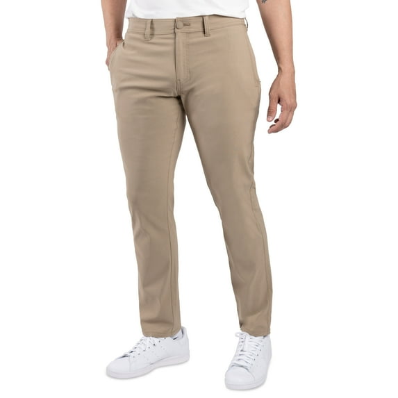 X RAY JEANS Mens Trouser Body Nylon Pants, Khaki, 32