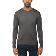 thumbnail image 1 of X RAY JEANS Men's Classic V-Neck Sweater for Fall Winter, Slim Fit V Neck Waffle Knit Pullover, Heather Gray, Large, 1 of 6