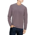 thumbnail image 1 of X RAY Men's V-Neck Long Sleeve T-Shirt, Soft Stretch Premium Cotton Slim Fit Casual Fashion Tee for Men, 1 of 5