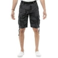 thumbnail image 1 of X RAY JEANS Men's 12.5" Inseam Cargo Shorts, Charcoal Camo, 36, 1 of 6