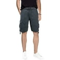 thumbnail image 1 of X RAY JEANS Men's 12.5" Inseam Cargo Shorts, Steel, 32, 1 of 5