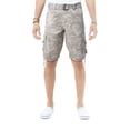thumbnail image 1 of X RAY Mens Cargo Shorts Camo & Solid Colors 12.5" Inseam Knee Length Classic Fit Multi Pocket, Sand Camo, 32, 1 of 9