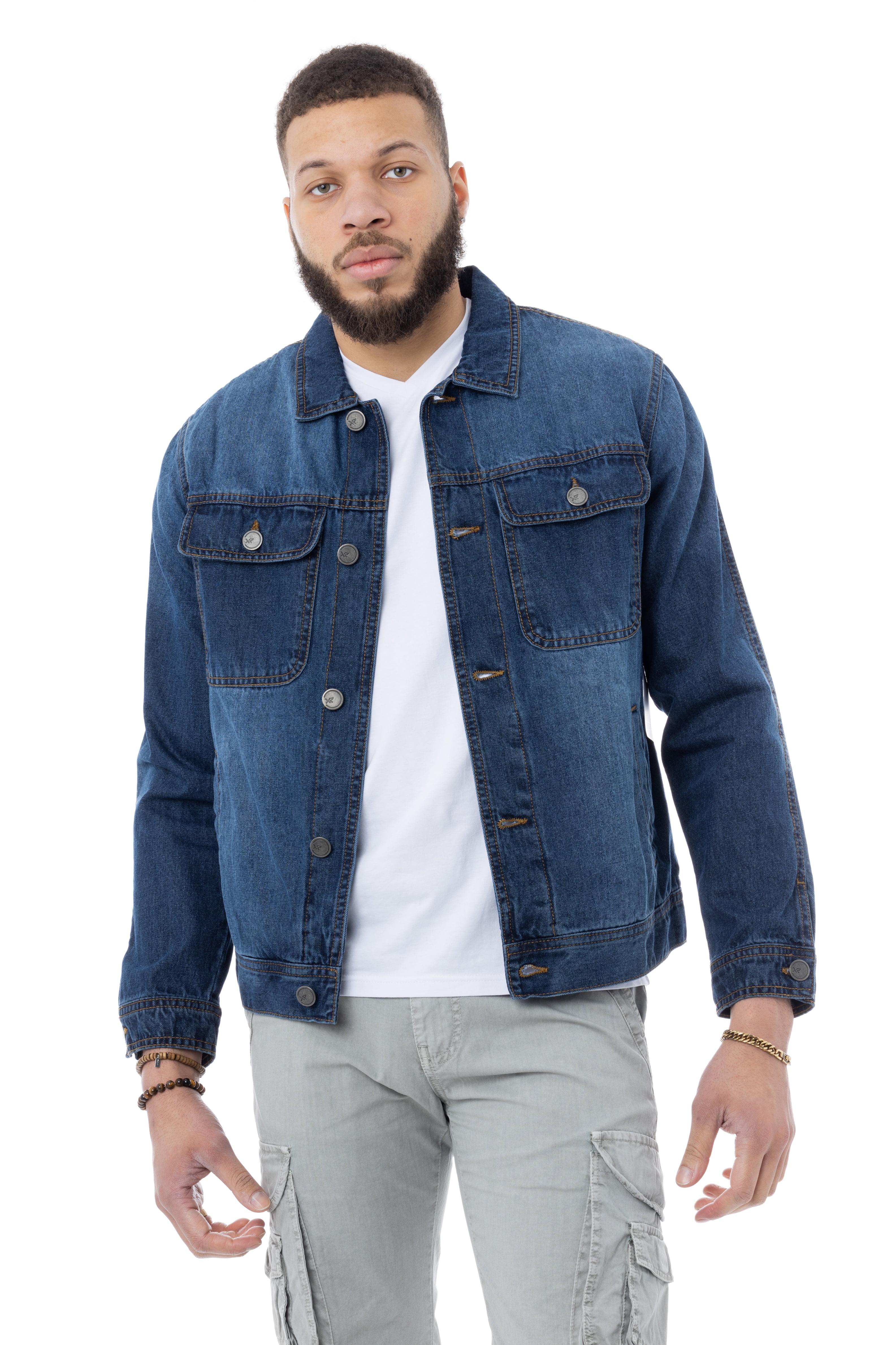 Denim jacket deals plaid lining