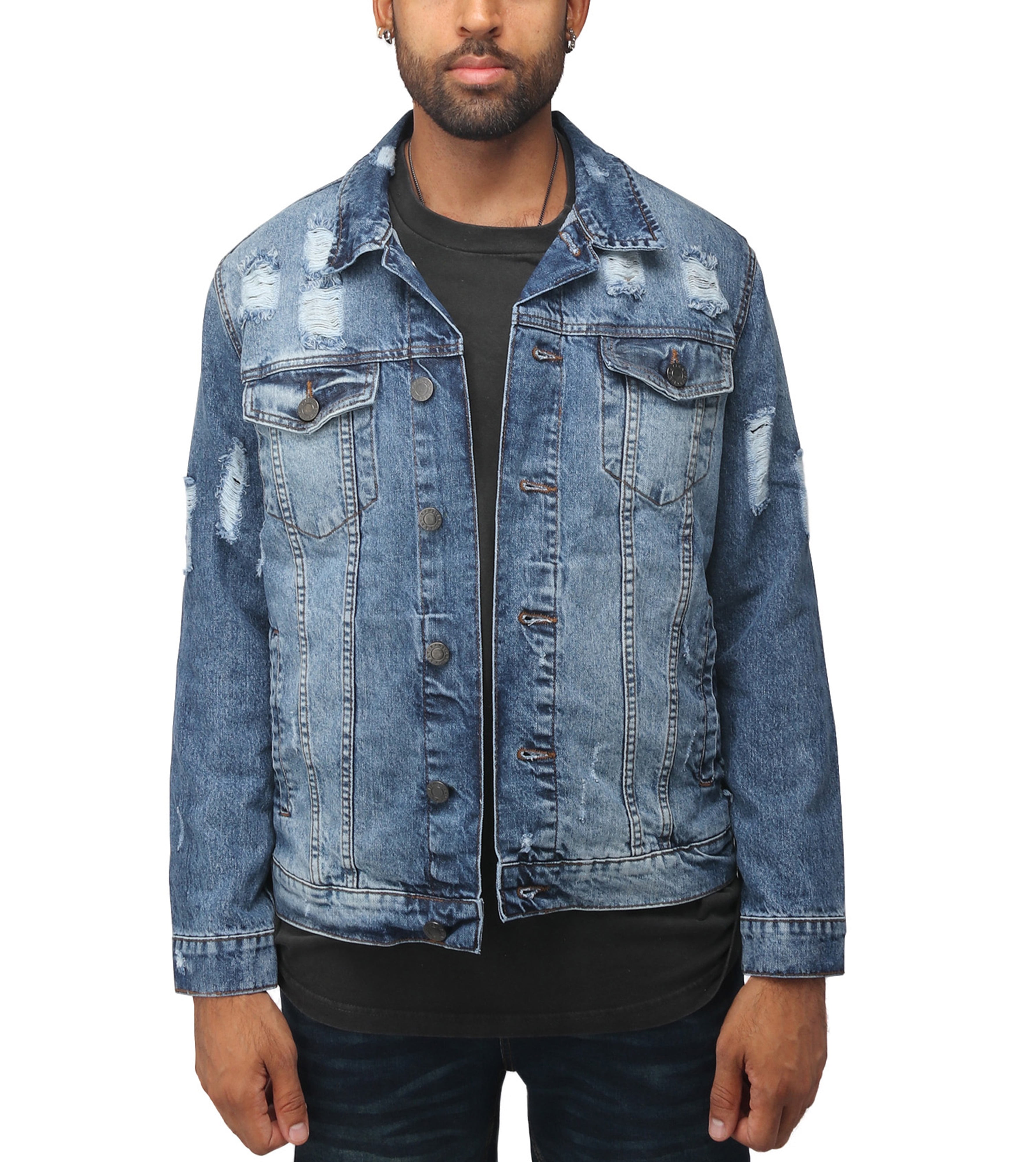 Mens acid hotsell wash denim jacket