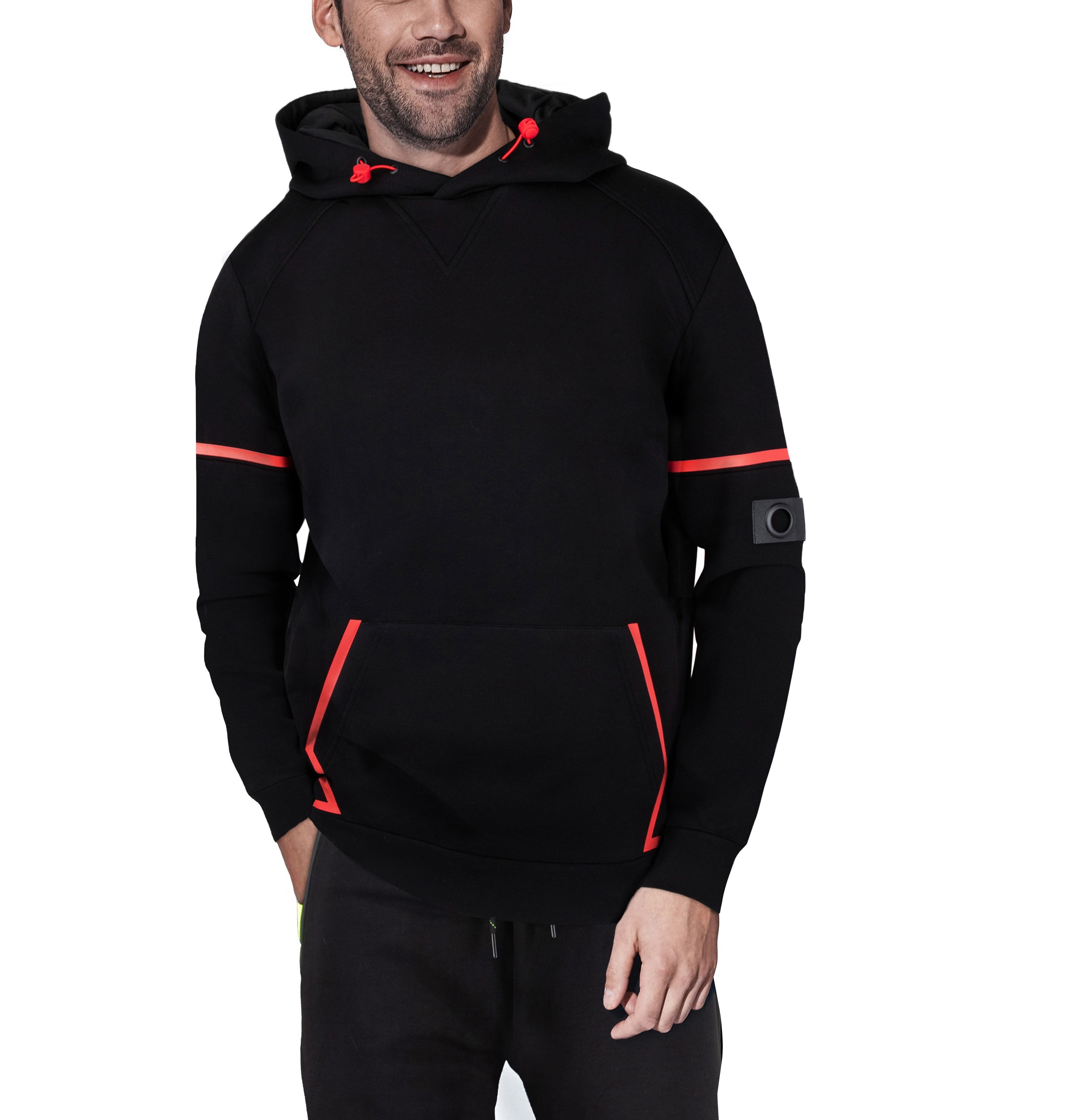 Black athletic clearance sweater