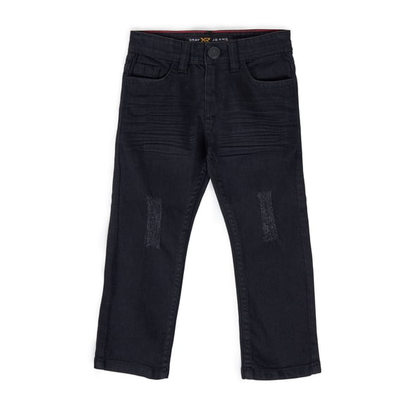 X RAY JEANS Toddler's Super Flex Jeans, Jet Black, 4T