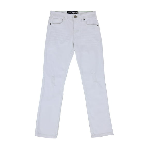 X RAY JEANS Boy's Super Flex Jeans, White, 14