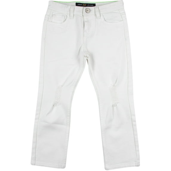 X RAY JEANS Little Boy's Jeans, White, 4