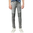 thumbnail image 1 of X RAY JEANS  Boy's Stretch Moto Jeans, Grey, 12, 1 of 6