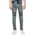 thumbnail image 1 of X RAY JEANS  Boy's Stretch Moto Jeans, Bleach, 8, 1 of 6