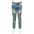 thumbnail image 1 of X RAY JEANS  Boy's Stretch Moto Jeans, Med Blue, 14, 1 of 7