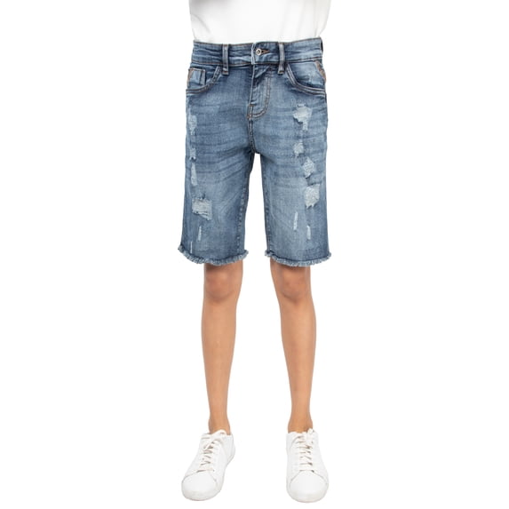 RAW X Little Boy's RawX Denim Shorts, Med Blue, 5