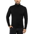 thumbnail image 1 of X RAY JEANS Mens Turtleneck Sweater Pullover, Black, 6XL, 1 of 10