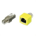 thumbnail image 1 of X-RJAX Snap-In Coax Female to Male Combo Kit  Yellow, 1 of 1